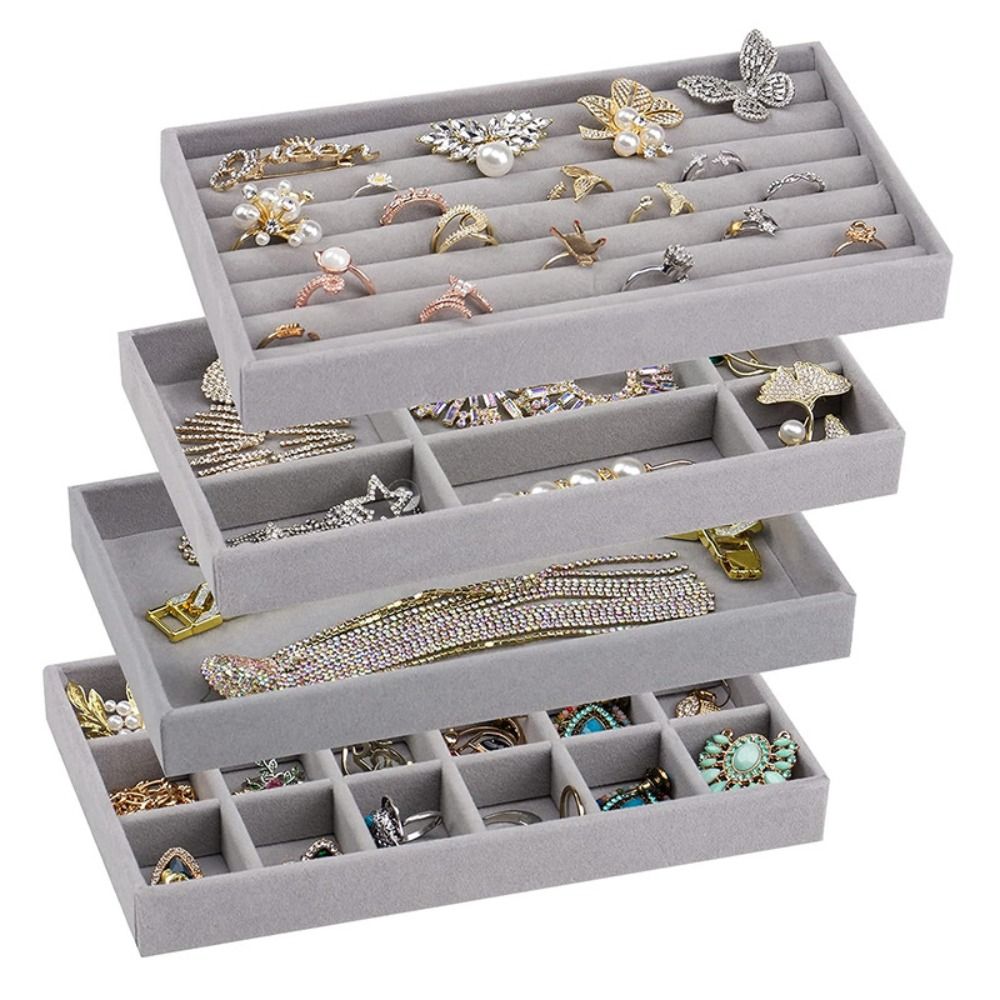 Velvet Jewelry Box - Caja de cajón, caja de almacenamiento