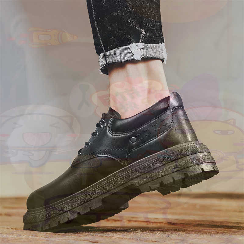 Luxury Lifestyle Shorts - Zapatillas deportivas de cuero Natural oscuro