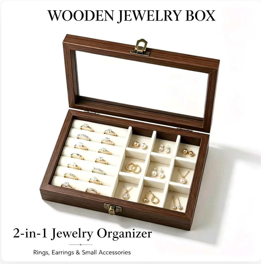Velvet Jewelry Box - Organizador de Joyas de Terciopelo con