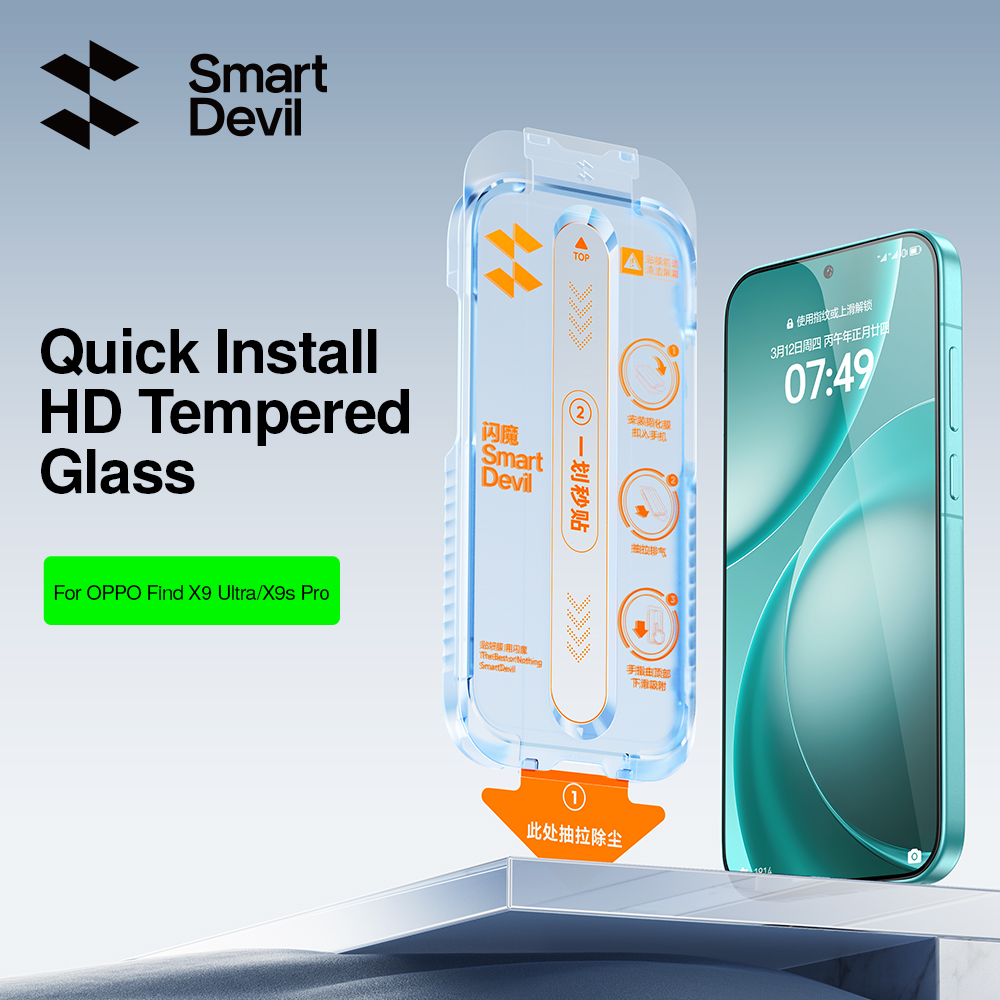 Oppo Find X8 - Protector de pantalla SmartDevil sin polvo