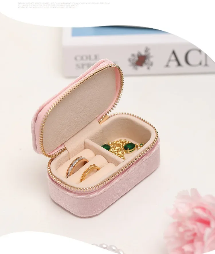 Mini joyero de viaje, estuche  - Velvet Jewelry Box reseña y precio