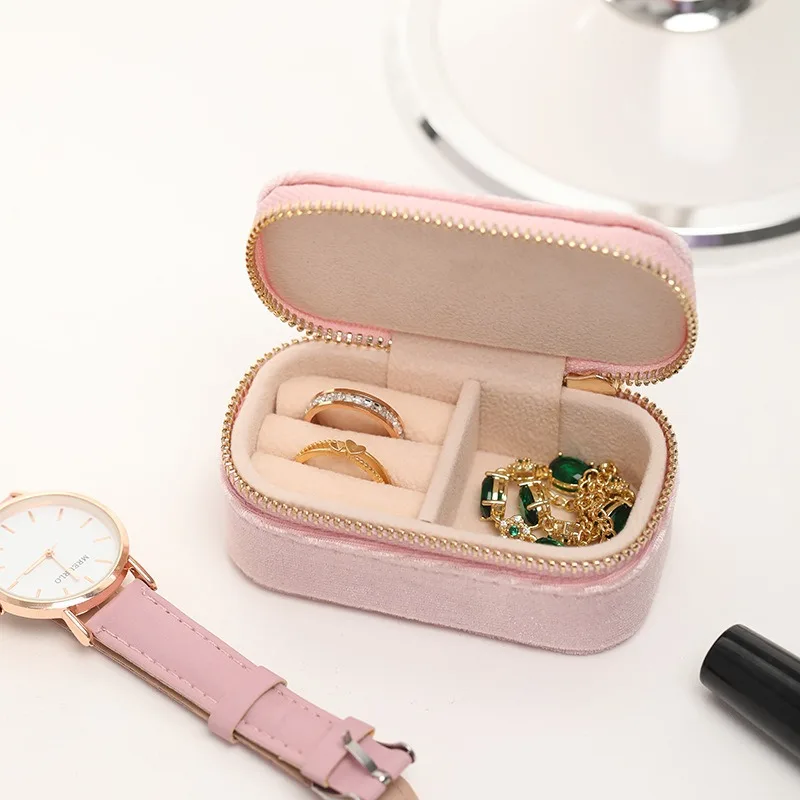 Mini joyero de viaje, estuche  - Velvet Jewelry Box reseña y precio