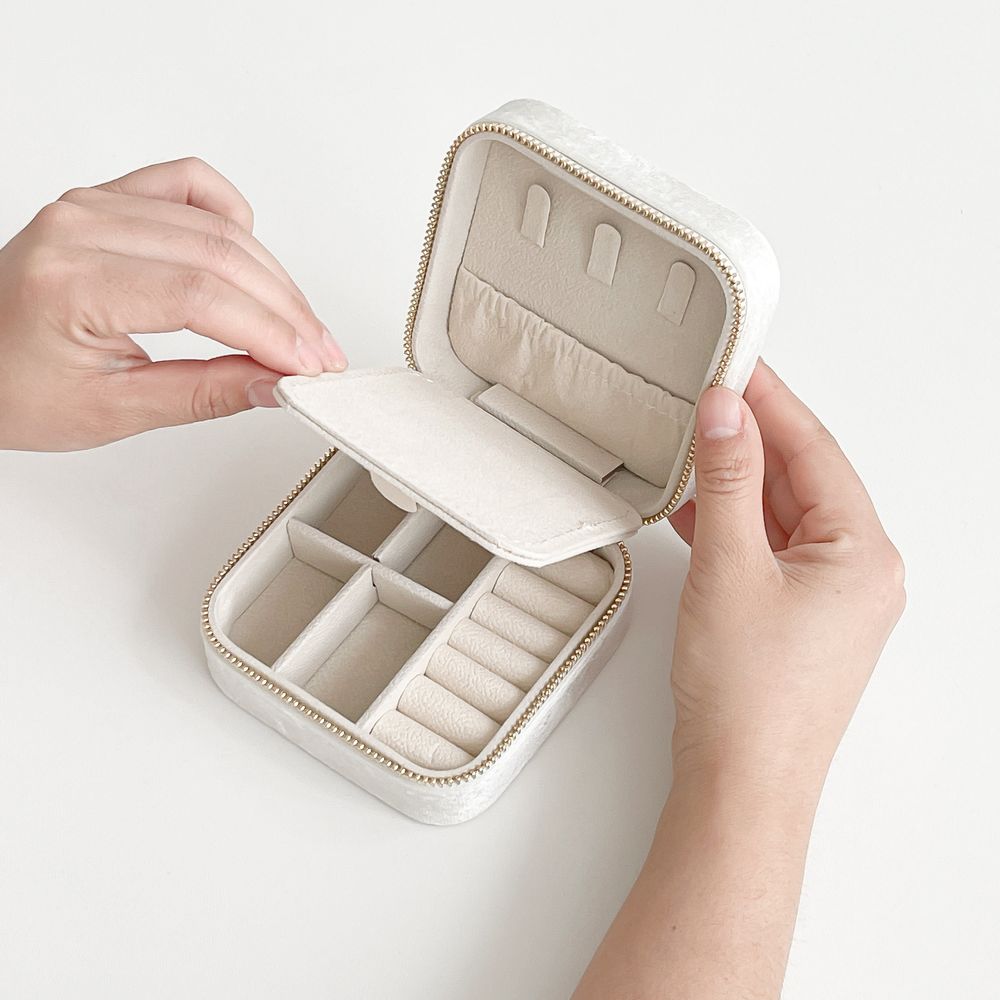 Joyero personalizado Estuche d - Velvet Jewelry Box reseña y precio