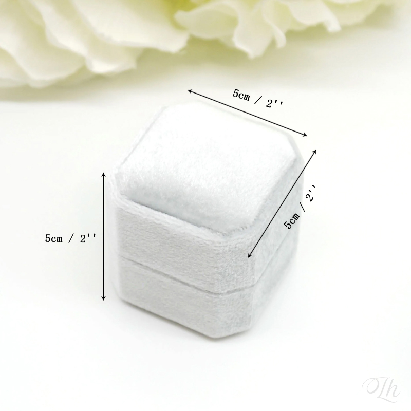 Caja de anillo de boda persona - Velvet Jewelry Box reseña y precio