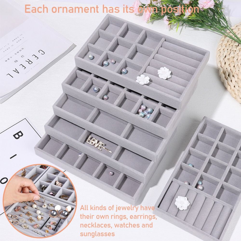 Caja Organizadora Apilable de  - Velvet Jewelry Box reseña y precio