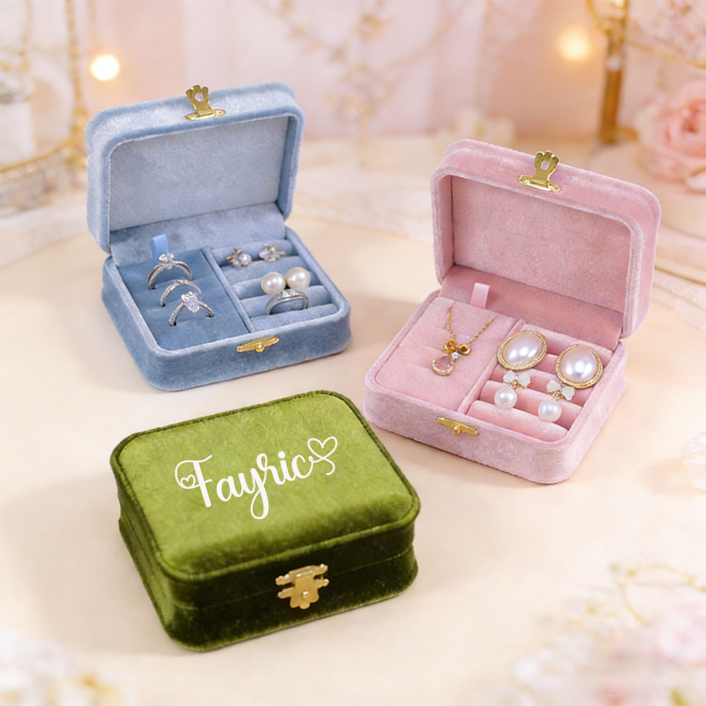 Caja de joyería de terciopelo  - Velvet Jewelry Box reseña y precio