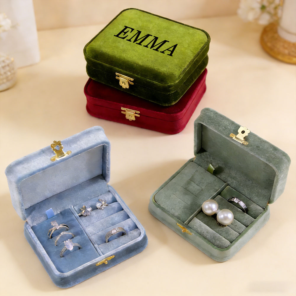 Caja de joyería de terciopelo  - Velvet Jewelry Box reseña y precio