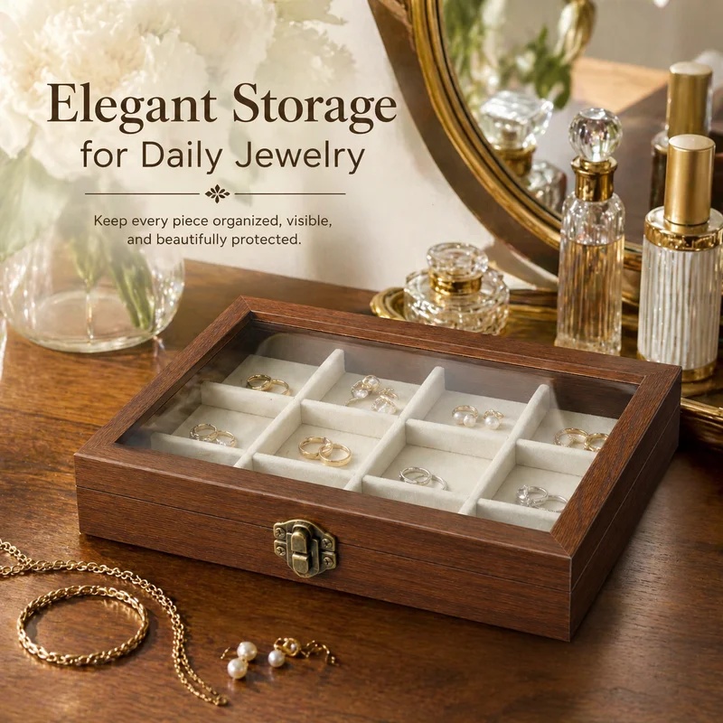 Organizador de Joyas de Tercio - Velvet Jewelry Box reseña y precio