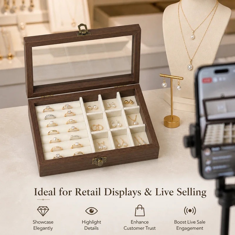 Organizador de Joyas de Tercio - Velvet Jewelry Box reseña y precio